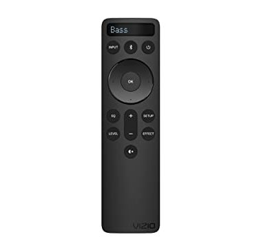 Vizio OEM Replacement Bluetooth Backlit Display Sound Bar Remote Controller for 2.1 5.1 Home Theater, Channel Soundbar System and M V P Series Home Audio System