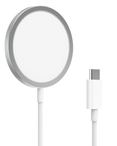 Magnetic Wireless Charger for iPhone, 15W USB C MagSafe Charging Pad, Qi Type C Wireless Inductive Charging Station Compatible with iPhone 16/16 Plus/16 Pro/16 Pro Max/15/14/13/12 Series