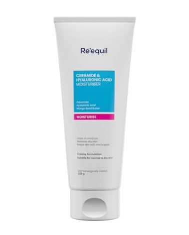RE' EQUIL Ceramide & Hyaluronic Acid Moisturiser For Normal to Dry Skin -100 g