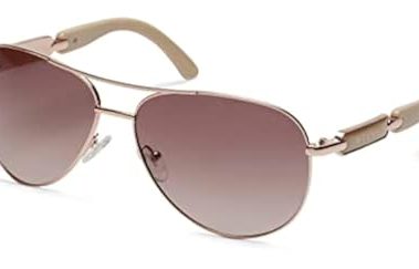 GUESS Women's Metal Sunglasses, Shiny Rose Gold