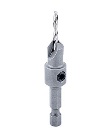 Amana Tool - 55264 Carbide Tipped 82° Countersink 3/8 Dia x 49 Deg x 1/4 Quick Relea