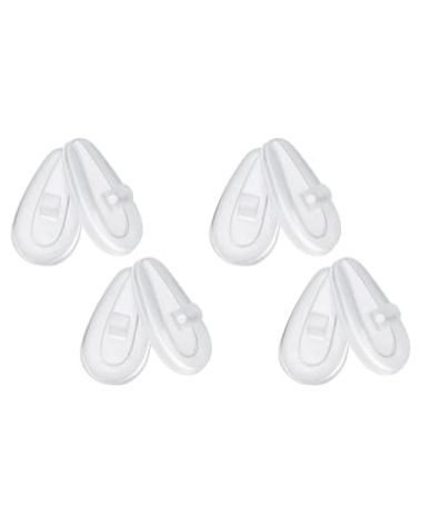 4 Pairs Replacement Nosepieces Nose Pads for Oakley Backwind OX3164 OX3165/Base Plate OX3232/Crosslink 0.5 OX3226/Conductor OX3186 OX3187/Fuller OX3227/Lizard 2 OX5120/Surface Plate OX5132