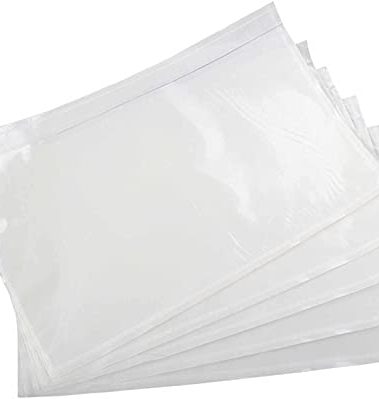 7.5'' x 5.5'' Packing List Pouches, Shipping Label Envelopes Clear Adhesive Top Loading Packing List - 200 Packs
