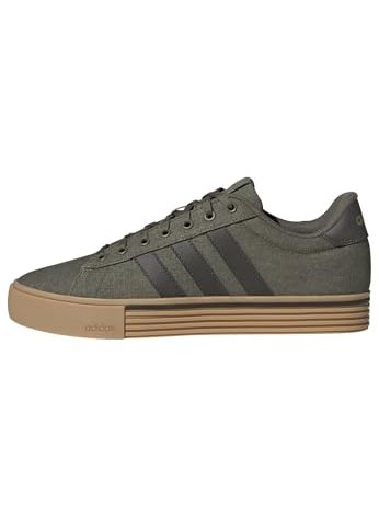 Adidas Men's Daily 4.0, Olive Strata/Shadow Olive/Gum, 11