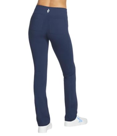Skechers Women's Go Walk OG Mid Rise Pants, Navy, Large Petite
