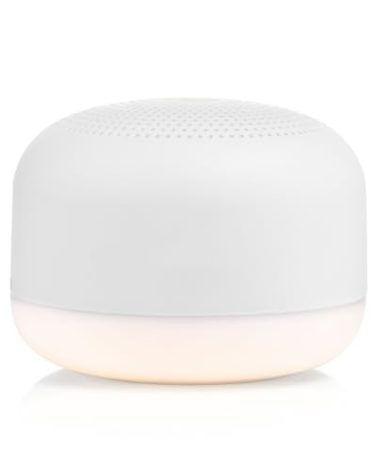 Yogasleep Travel Mini Portable White Noise Sound Machine, 6 Soothing Sounds, Volume Control, Dimmable Night Light, Sleep Therapy for Adults & Baby, USB Rechargeable, Lanyard Included