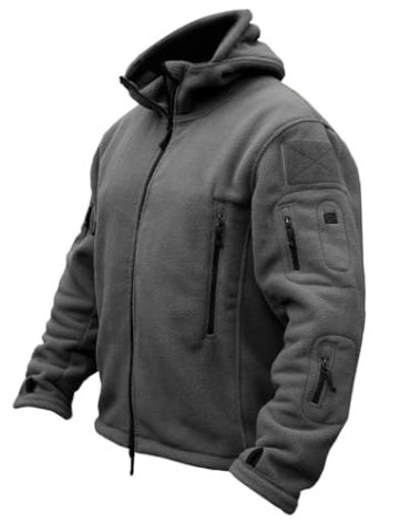 ReFire Gear Men's Warm Military Tactical Sport Fleece Hoodie Jacket
