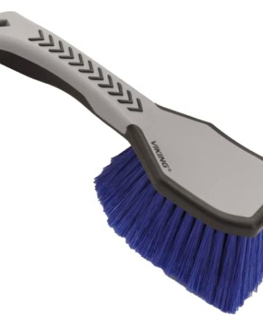 VIKING Wheel Brush for Rims, Cleaning Brush for Tires, Grey, 10.3 x 3.3 x 3.8 Inch
