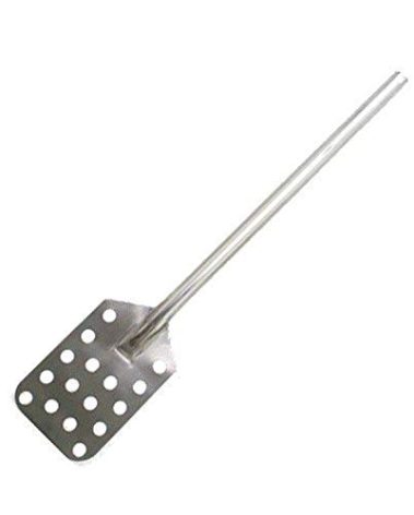 Bev Rite 30" Stainless Steel Homebrew Mash Paddle with Holes, 30 inches long, Silver (CP997)