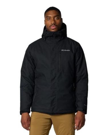 Columbia Men's Tipton Peak III Insulated Jacket, Black, Large