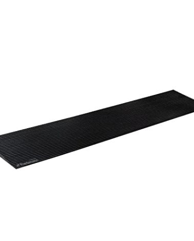 Ruedamann 1" Rise Threshold Ramp for Doorways, Sturdy Rubber Threshold Ramp, Non-Slip Power Door Ramps for Wheelchairs is Adjustable and Cuttable for Doorways,Curb, Scooters, Driveways
