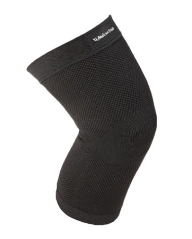 Back on Track Physio Knee Brace 4-Way Stretch 1107 with Welltex Technology, Black, Small