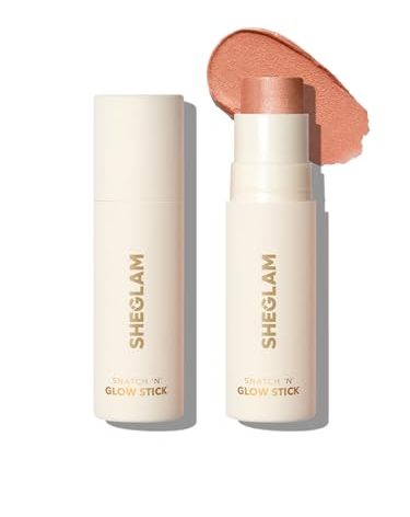 SHEGLAM Cream Highlighter Stick Long Lasting Brightening Non-Caking Highlighter Makeup - Bellini Brunch