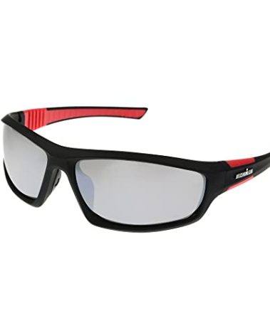 Ironman Dextro Wrap-Around Sport Sunglasses for Men, Black, 65mm