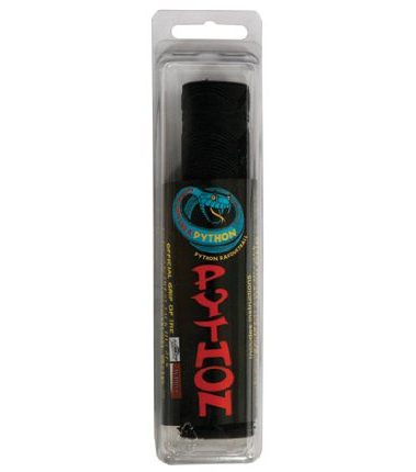 Python Racquetball Replacement Rubber Grip, Black