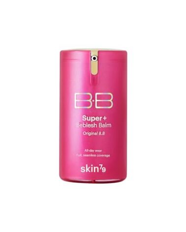 SKIN79 Super Plus Beblesh Balm Pink BB 40g All Day Lasting BB Cream - Made In Korea US exclusive Version K Beauty Flawless Radiant Base Foundation Makeup Blemish Cover Tinted Moisturizer Pink 21 color