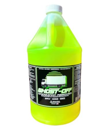 Ghost-Off Oxidation Remover & Vinyl Wrap Prep Wash | Safe Degreaser for Vehicle Surfaces Cleaning Before Graphics or PPF Installation | Acid-Free, No Caustics | Paint-Safe Formula