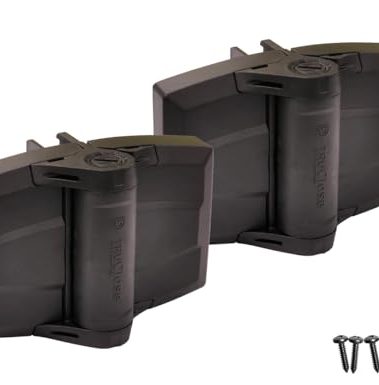 D&D Technologies TCHDMA1S3BT TruClose Multi-Adjust Heavy Duty Gate Hinges, Self-Closing, 3-Way Adjustable, for Vinyl and Composite Square Post Gates up to 154 lbs Black, 2 Count