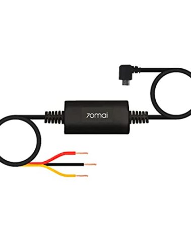 70mai Hardwire Kit UP02, 10ft Micro USB Dash Cams, 12V-30V to 5V/2.4A, Low Voltage Protection 11.8V, 24 Hour Parking Surveillance Power Supply for A800S-1 Car Cameras