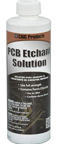 Caig Labs CL-ETCH-16 Ferric Chloride PCB Etchant Solution 16oz Bottle