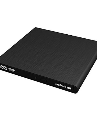 archgon External CD DVD Drive Support Android TV, Smartphone, Tablet and Projector | Free Android APP Available | Windows 10 and Mac Compatible | Model Stream Mini Pro