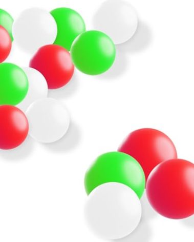 MYSXN 15PCS Ping Pong Balls for Christmas Decoration,Plastic Table Tennis Ball for Pong Game and Advertising,Kids,DIY,Fun Arts