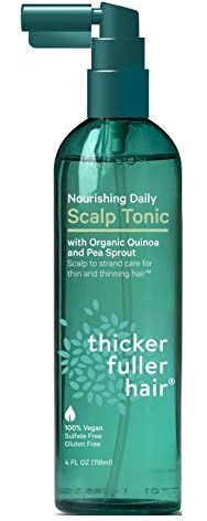 Thicker Fuller Hair Scalp Tonic Daily Nourishing 4 Ounce (3 Pack)