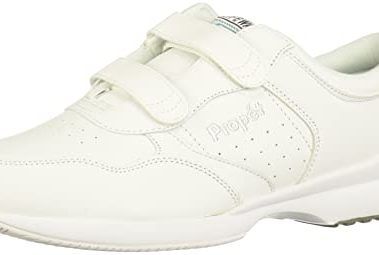 Propet Men Heritage Strap Walking Shoe (10 XXW (5E), White)