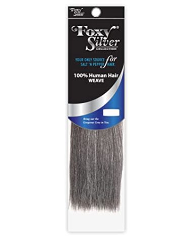FOXY SALON WEAVE - STRAIGHT08 (Foxy Silver - Weave) - Human Hair Weave in 51
