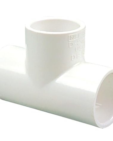 NIBCO Fig No 401-020, 2 in. PVC Slip Tee, Schedule 40, Solvent Weld