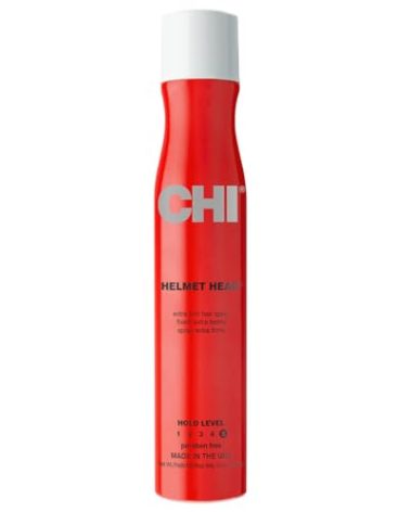 CHI Helmet Head Extra Firm Hairspray, Protects Against Humidity & Creates Voluminous Hairstyles, Sulfate & Paraben-Free, 10 Oz