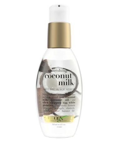 OGX Nourishing + Coconut Milk Anti-Breakage Serum, 4 Fl Oz