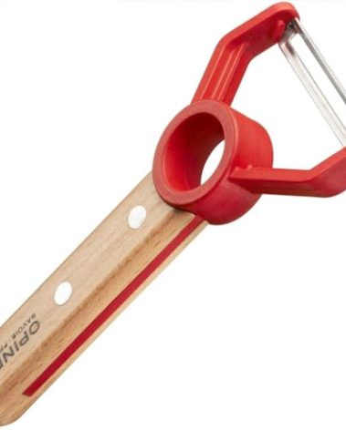 Opinel Le Petit Chef Peeler For Children and Teaching Food Prep and Kitchen Safety, Made in France