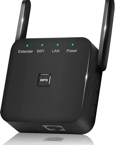 2025 Fastest WiFi Extender, WiFi Repeater, WiFi Booster, Covers Up to 10000 Sq.ft and 60 Devices, Internet Booster - with Ethernet Port, Quick Setup, Home Wireless Signal Booster