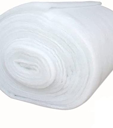 AK TRADING CO. 60 Inch Wide Bonded Dacron Upholstery Grade Polyester Batting - Cushion Support, Quilting Supplies, Furniture Upholstery, Craft Projects, Durable Polyester Batting (15 Yards)