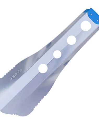 BoglerCo Ultralight Backpacking Trowel, 0.48 oz (13.5g) Blue
