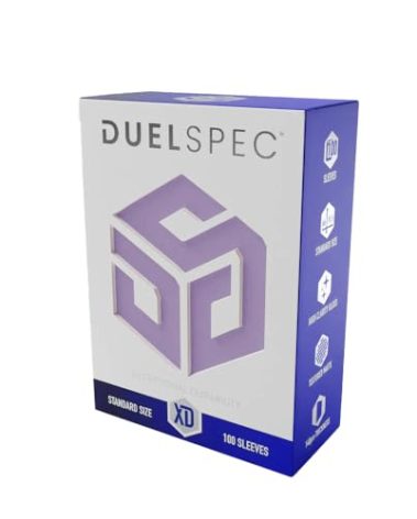 DuelSpec XD Sleeves (100 Count) - (Standard Size Card Sleeves) Dual Layer Protection (Lilac)