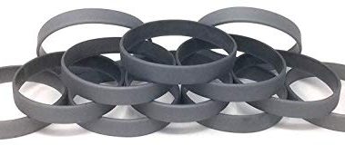 Eventitems 48 pcs Multi-Pack Silicone Wristbands - Blank Rubber Silicone Bracelets - Select from a Variety of Colors (Silver, Adult - Circumference 8 inch)