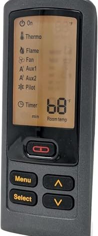 2166-330 Fireplace Remote Control Replacement Remote Transmitter for RC300 Replacement for Heat N Glo Gas Stoves