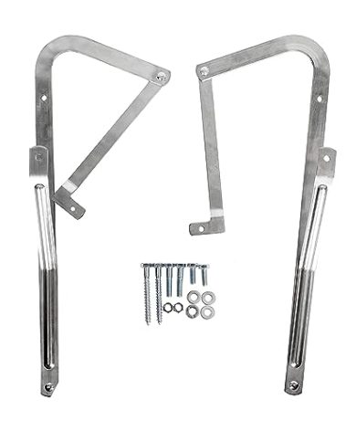 Attic Ladder Spreader Hinge Arms Replacement Kit for Werner 55-1 2006 and Older - (Pair)