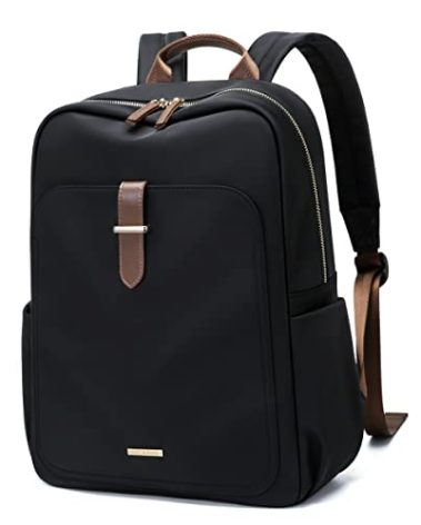 GOLF SUPAGS Laptop Backpack Purse for Women Fits 16 Inch Notebook Casual Daypack Work Travel College Bookbag Fashion Computer Bag (Black, 16 Inch)