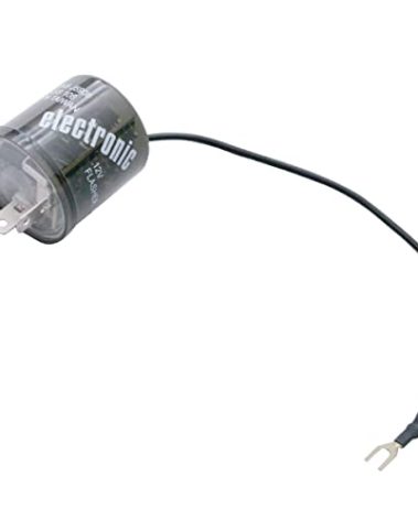 United Pacific 90650 Heavy Duty 12-Volt LED Flasher, 2 Terminals, 2-Pin LED Flasher, 12V, 20amps, Plastic Body – 1 Unit