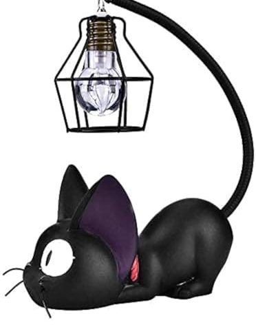 AMPlug in Resin Cat Lamp, Kiki's Lamp, Kikis Delivery Night Light for Children Gift Home Decor-AM Plug (Classic)