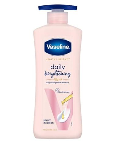 Vaseline Healthy Daily Body Lotion with Vitamin B3, Lightweight Daily Use Moisturizing Lotion – 400 ml (13.52 fl oz)