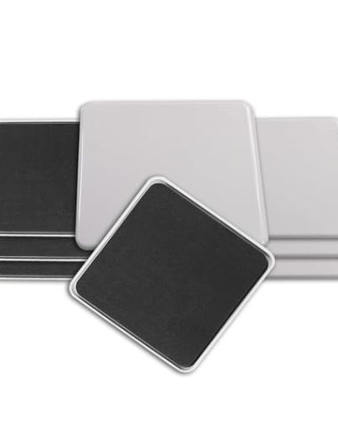 vshougou 4pcs 5" Reusable Large Furniture Sliders for Carpet, Square Large Carpet Furniture Moving Pads, Heavy-Duty Furniture Movers Sliders Moving Furniture Sliders Easily Move