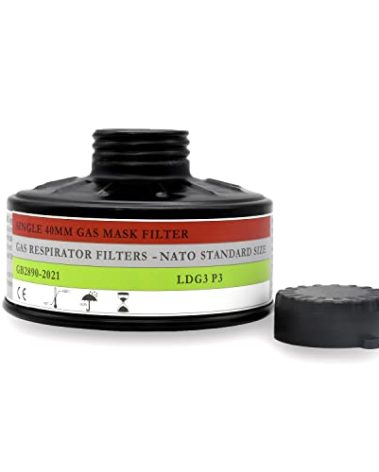 Gas Mask Filter NATO Specifications NBC for 40mm Gas Masks Filter with Long Shelf Life. 10 Years