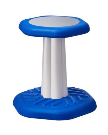 VEVOR Kids Wobble Chair, Active Chair with Sponge Cushion, Wobble Stool Improves Focus, Posture and Calm Children, Ideal for Schools and Preschools, Age 3-7, Blue