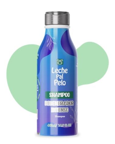 Leche Pal Pelo Intense Regenerating Shampoo, 14.9 fl oz, For Dry, Damaged Hair | Amino Acid Formula for Strength and Softness
