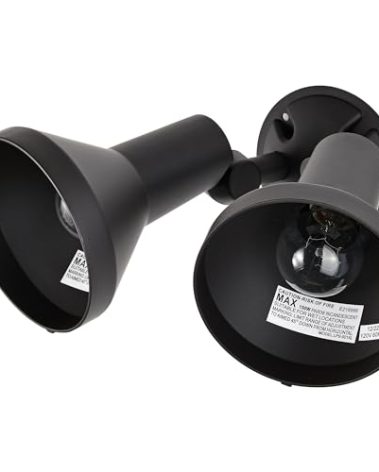 Nuvo SF77/495 Flood Outdoor Wall-Mounted Floodlight,2-Light, Dark Bronze