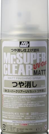 GSI Creos - Mr. Super Clear UV Cut Flat Spray, Mr. Hobby